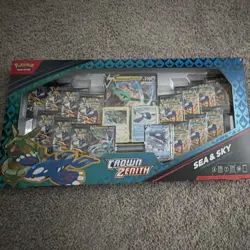 Pokemon TCG Crown Zenith Sea & Sky Collection Box English Booster - Image 1