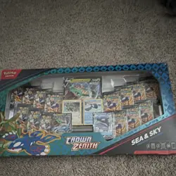 Pokemon TCG Crown Zenith Sea & Sky Collection Box English Booster - Image 3