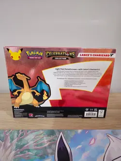 Pokemon TCG - Celebrations Lance's Charizard v Collection Box - Sealed - Image 3