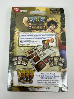 One Piece CCG The Quest Begins Starter Deck Factory Sealed 2005 New Set - Image 2