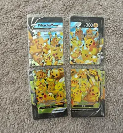 Pokemon TCG Celebrations Pikachu V-UNION Holo 4-Card Lot English SWSH139-142 - Image 1