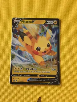 Pikachu V SWSH285 Black Star Promo Full Art - Pokemon TCG - NM - Image 1