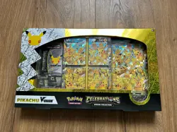 Pokemon Tcg Celebrations 25th Anniversary Pikachu V Union Collection Box Sealed - Image 1
