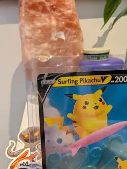 Pokemon TCG Surfing Pikachu v Celebrations Holo Rare Card 008/025 - Image 5