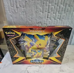 Pokemon TCG - Shining Fates - Pikachu V Box - Multicoloured - Image 1