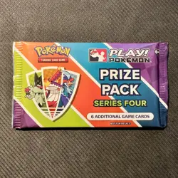 Pokemon TCG Sealed Play! Pokemon Prize Pack Series Four BOOster Pack (6 cards) - Image 1