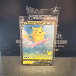Pokemon TCG: Surfing Pikachu V Holo Card - 008/025 - 2021 Nintendo/GAME FREAK - Image 1