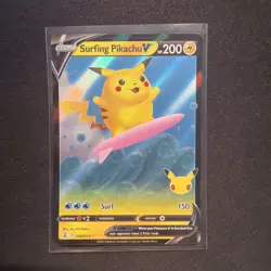 Pokemon TCG: Surfing Pikachu V Holo Card - 008/025 - 2021 Nintendo/GAME FREAK - Image 3