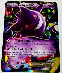 Gengar EX 34/119, HP 170, JUMBO Promo Pokemon Card, FULL ART - Image 1