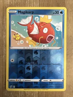 Magikarp - 039/192 - Reverse Holo Rebel Clash Pikachu - Pokemon Card - NM - Image 1