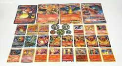 Lot of Charizard Pokemon Trading Cards & Coins - Image 1