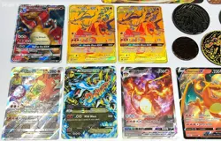 Lot of Charizard Pokemon Trading Cards & Coins - Image 5