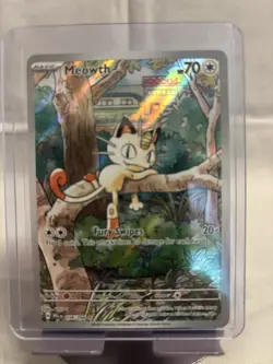 The Pokemon Company Meowth 106/094 Me02 Phantasmal Flames IR Holo Full Art - Image 1