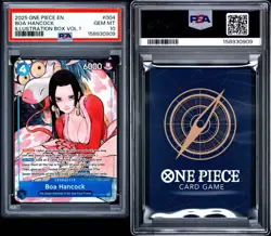2025 One Piece EN Illustration Box Vol.1 #004 Boa Hancock PSA 10 GEM MINT - Image 1