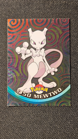 TOPPS POKEMON MEWTWO 2000 TV ANIMATION SERIES 3 #150 FOIL - LP+ - Image 2