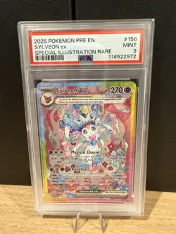 Sylveon ex 156/131 PSA 9 - SIR SV Prismatic Evolution - Pokemon Card TCG English - Image 1