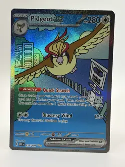 Pokemon TCG - Pidgeot ex #225/197 Obsidian Flames Special Illustration Card - NM - Image 2