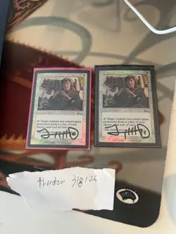 SIGNED MTG MOTHER OF RUNES (FOIL) Urza's Legacy LP - Image 1