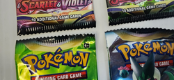 Brand New & Sealed Lot of 4 Pokemon Scarlet & Violet Booster Trading Card Game - Image 4