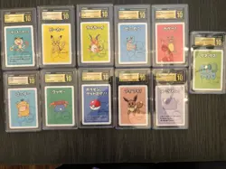 Lot of (11) 2019 Pokemon Japanese Old Maid Playing Cards - CGC PRISTINE 10 - Image 1