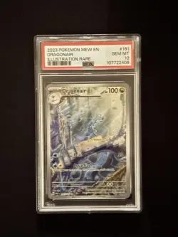 Pokemon TCG Dragonair 181/165 SV: Scarlet & Violet 151 IR Holo PSA 10 EN - Image 1