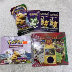 NEW Pokemon Card Lot Bulk Bundle Rare Huge Trading Game Booster Box Pack TCG - Image 1