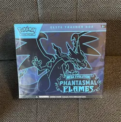 Pokemon TCG Mega Evolution: Phantasmal Flames Elite Trainer Box Factory Sealed - Image 1