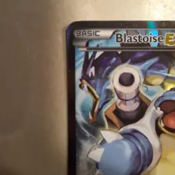 2016 POKEMON XY BLACK STAR PROMO #XY122 FULL ART/BLASTOISE EX MP/HP - Image 2