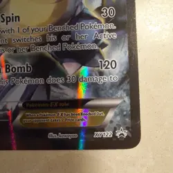 2016 POKEMON XY BLACK STAR PROMO #XY122 FULL ART/BLASTOISE EX MP/HP - Image 4