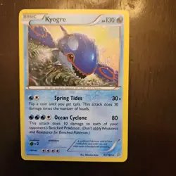 Kyogre 53/160 Non Holo Rare XY Primal Clash Pokemon Card TCG NM 2015 - Image 1