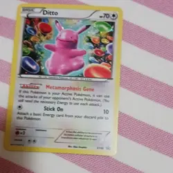 Pokemon Ditto XY40 XY Promo Holo Basic 70 HP English 2015 Metamorphosis Gene - Image 2