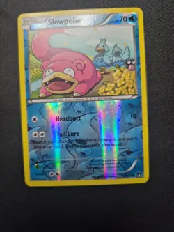 Slowpoke 19/122 2016 Pokemon Card - Reverse Holo - XY - BREAKpoint Set - Image 1