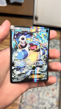 Blastoise EX XY122 XY NEAR MINT Promos Full Art Holo Pokemon TCG ENG 2016 - Image 2