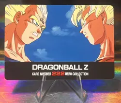 Dragon Ball Z Goku & Vegeta TCG Hero Collection Card 222 JAPAN - Image 1