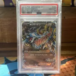 M Charizard EX PSA 10 055/080 XY2 Wild Blaze 1st ED Pokemon 2014 Japanese Japan - Image 1