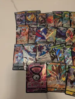 Pokemon TCG Full Art Holo Lot of 35 V Cards - Pikachu Mew Giratina - Image 2