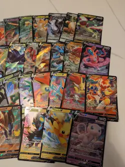 Pokemon TCG Full Art Holo Lot of 35 V Cards - Pikachu Mew Giratina - Image 4