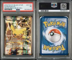 Pikachu EX XY124 PSA 1 XY Black Star Promo Holo Pokemon TCG Card - Image 3