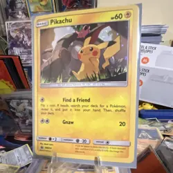Pokemon TCG Pikachu SM234 SM Holo Promo Card 60 HP English Basic - Image 1