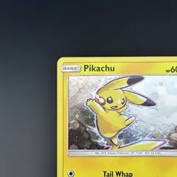 Pokemon Card TCG Pikachu SM98 Sun & Moon Black Star Promo Cosmos Holo 2017 MP - Image 4
