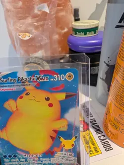 Pokemon TCG Surfing Pikachu VMAX Holo Card 009/025 Celebrations - Image 2