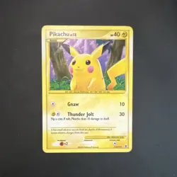 Pikachu 112/111 Rising Rivals Holo 40 HP English Pokemon TCG 2009 Secret Rare - Image 2