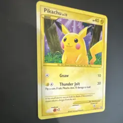 Pikachu 112/111 Rising Rivals Holo 40 HP English Pokemon TCG 2009 Secret Rare - Image 3