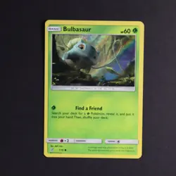 Bulbasaur 1/18 Holo Rare - Pokemon TCG Detective Pikachu NM - Image 1