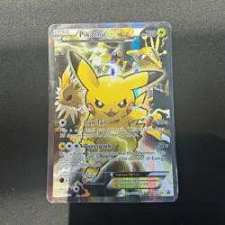 Pokemon TCG Pikachu Ex XY124 XY Promo Holo EX Basic 130 HP English - Image 1