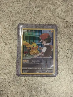 Pokemon TCG Pikachu 241/236 Cosmic Eclipse Secret Rare Full Art Holo English NM - Image 1