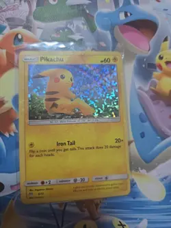 Pokemon Pikachu TCG Holo Promo Card 6/12 McDonald's Promos - Image 1