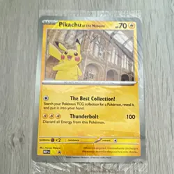 Nintendo Pokemon TCG Pikachu at the Museum Promo Oversized Holo Card #70 - Image 1