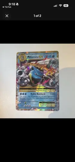 Nintendo Pokemon TCG 3-Card Lot M Mewtwo EX Pikachu Libre M Blastoise EX Holo - Image 5