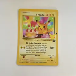 Pokemon TCG Birthday Pikachu Wotc Promo #25 Promo Holo English 1999 - Image 2